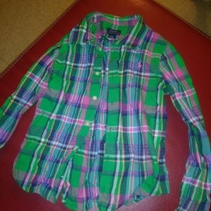 Polo Ralph Lauren Plaid Button Down Shirt